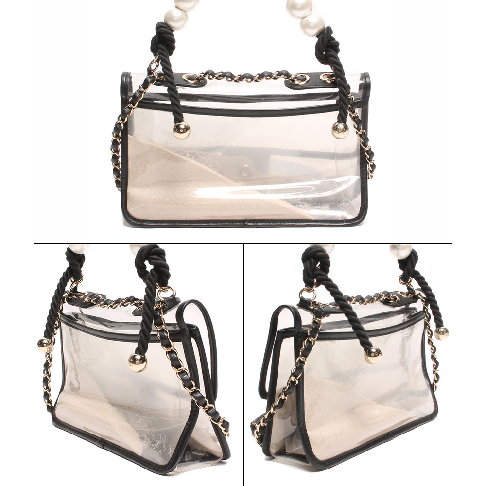 Chanel Bag Sand By Flap 2019 Clear The Sea